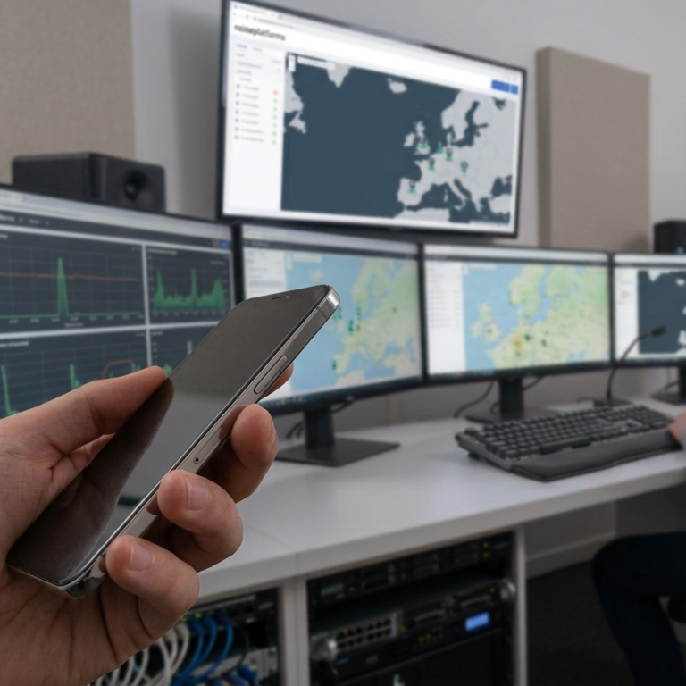Monitoraggio remoto da cloud centraline IoT